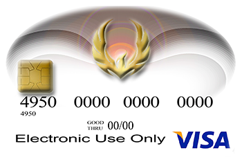 Graphic Design Visa Credit Card